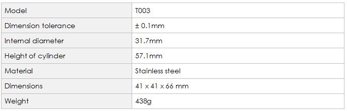 T003 Small Part Cylinder