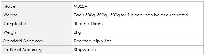 M022A Crease Recovery Tester & Loading Device