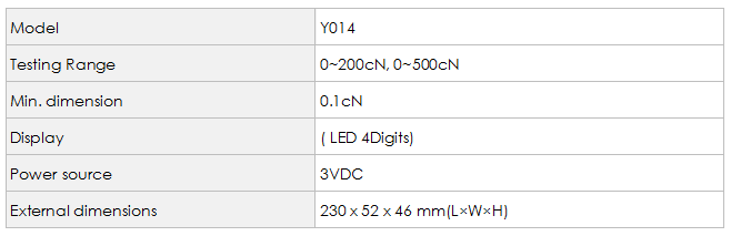 Y014 Digital Tension meter