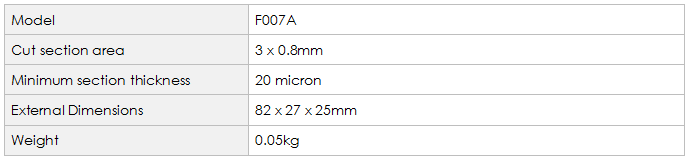 F007A Precision Fiber Microtome