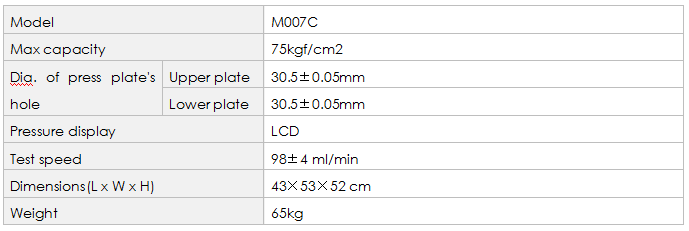 M007C Manual Textile Burst Tester