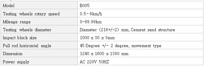 B005 Luggage Wheels Abrasion Tester