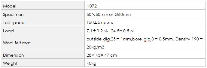 H072 Circular Rubbing Colour Fastness Tester