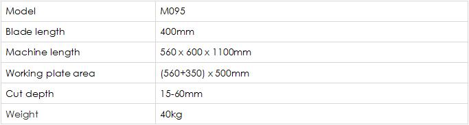 Manual Cut Table M095