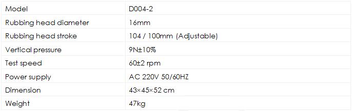 Two Position Electronic Crockmeter D004-2