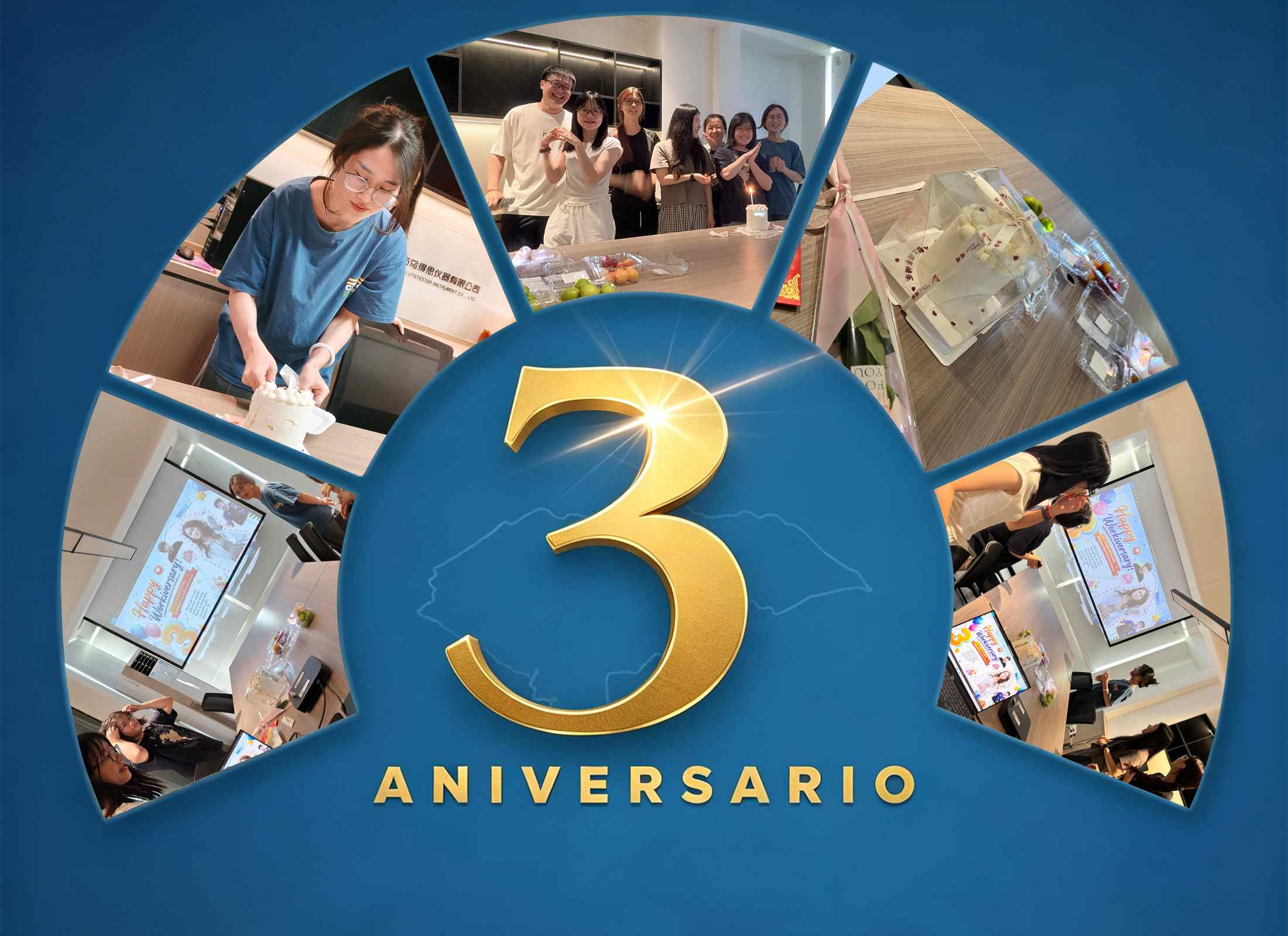 3 Years' Journey, Built Together with Craftsmanship | UTSTESTER Honors Team Members Celebrating Their 3Year Work Anniversary