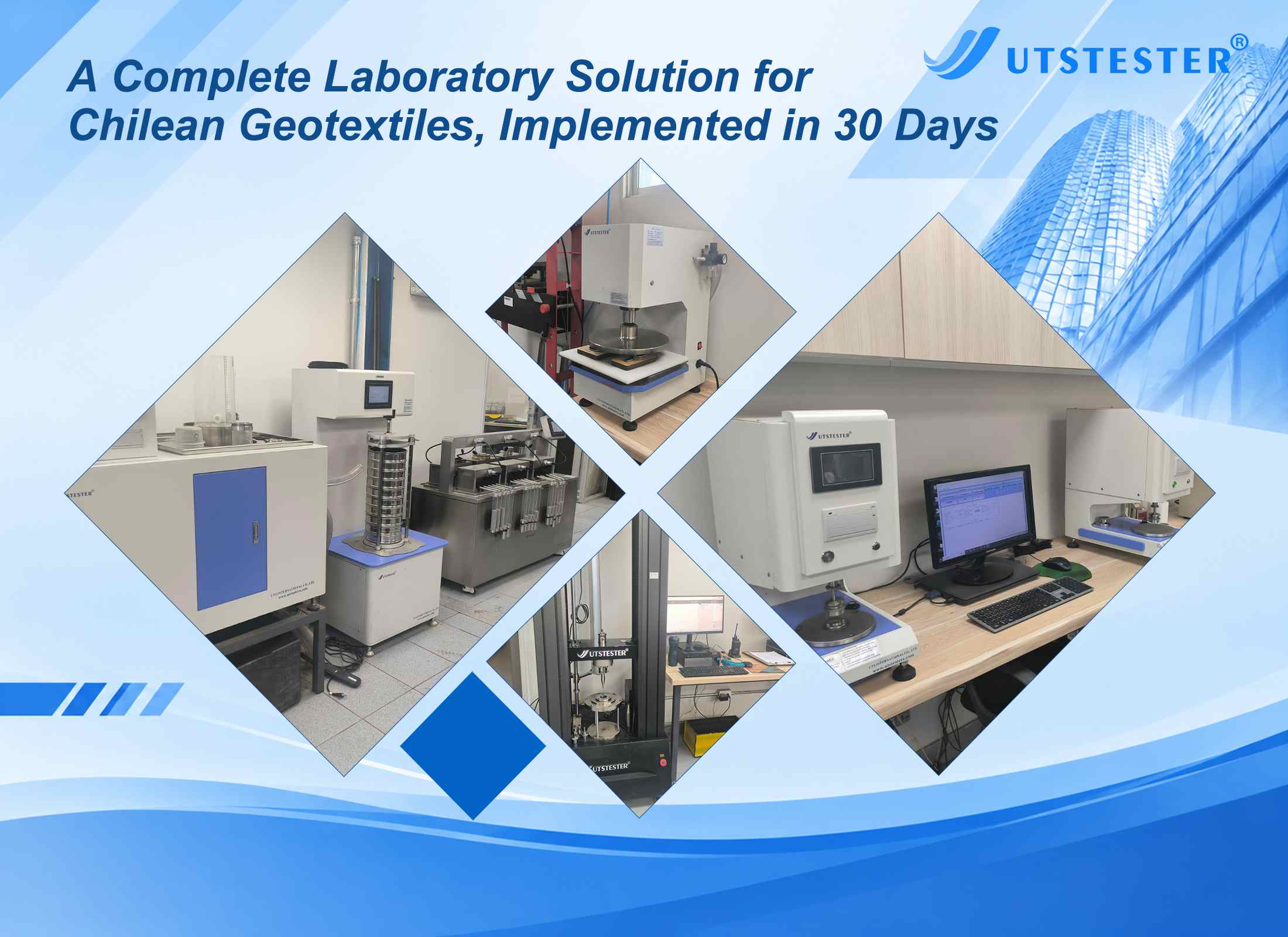 Client Case Study | Implementing a Complete Laboratory Solution in 30 Days: Empowering a Leading Chilean Geotextile Brand to Standardize Quality Control and Ensure Export Compliance